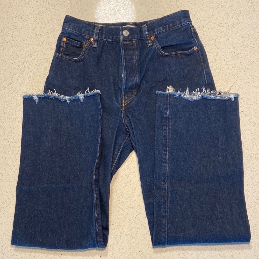 Levi’s Ribcage Straight Jeans | High-Waisted | Dark Wash | Size 29